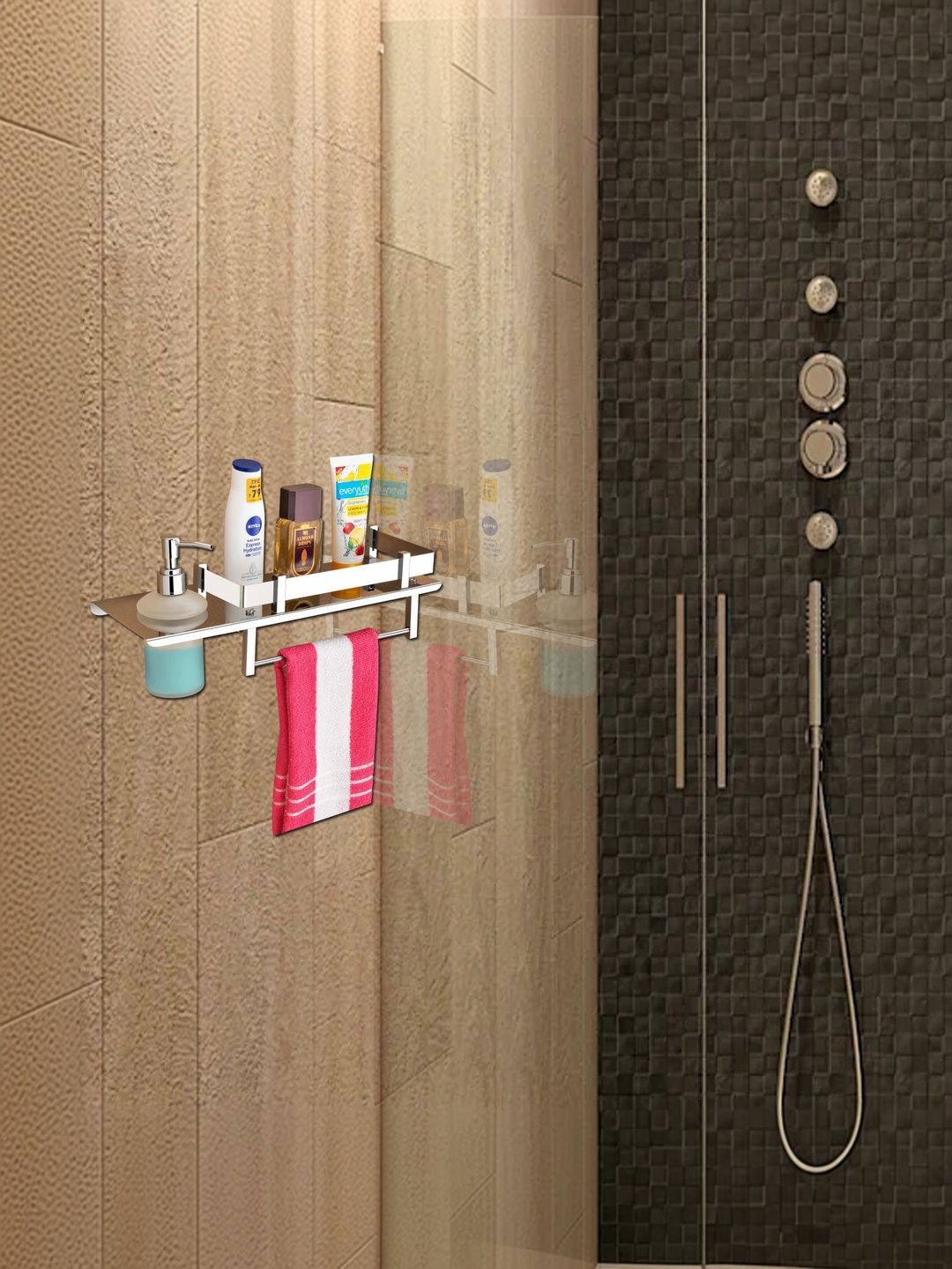 SmartSlide Stainless Steel Shower Holder-picture-18