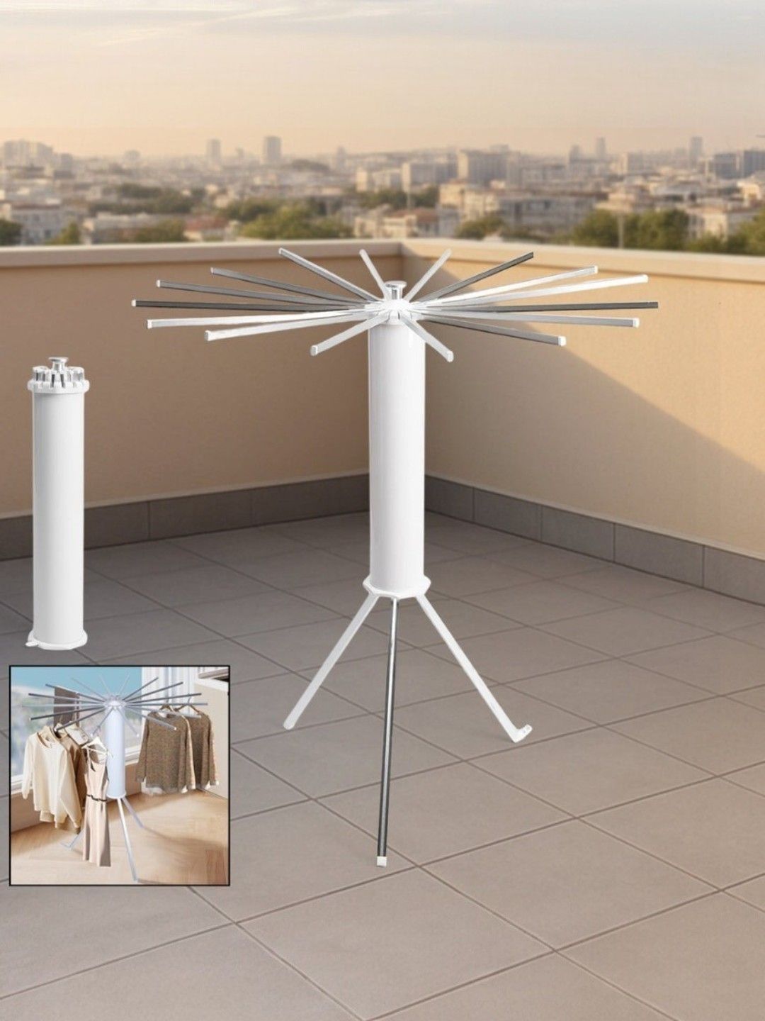 DeoDap White Plastic Bath Accessories Set-image-31