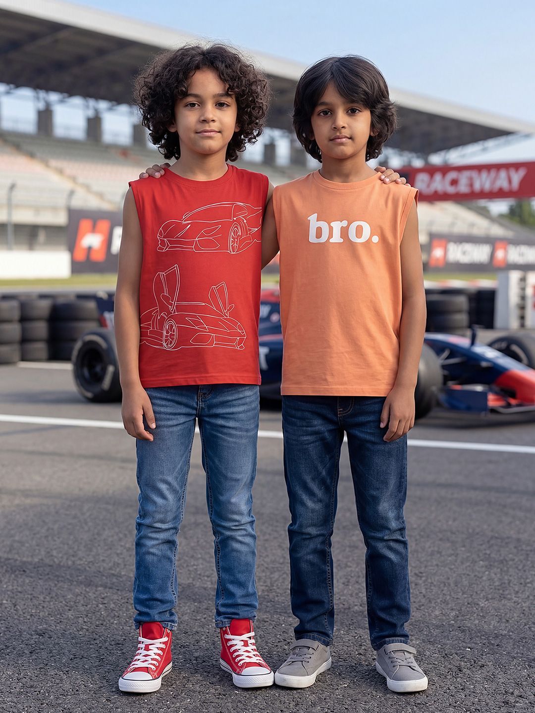 HELLCAT Boys Pack of 2 Graphic Printed Regular Innerwear Vests-picture-19