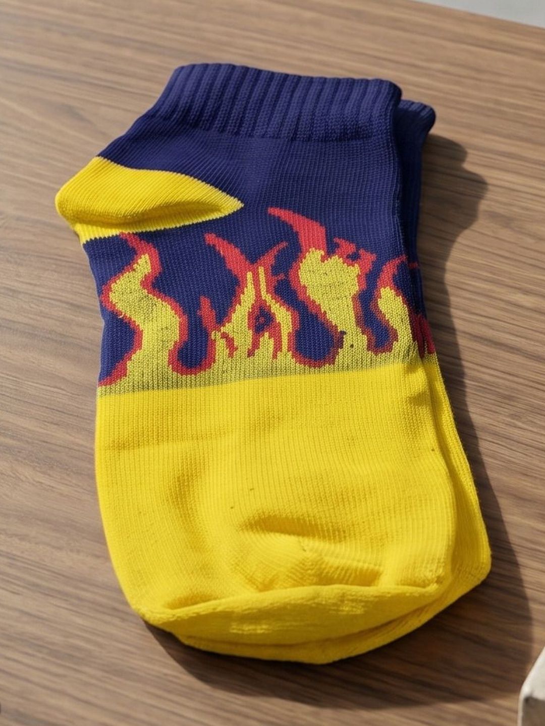Moda Rapido Men Cotton Blend Patterned Ankle Length Socks-picture-17