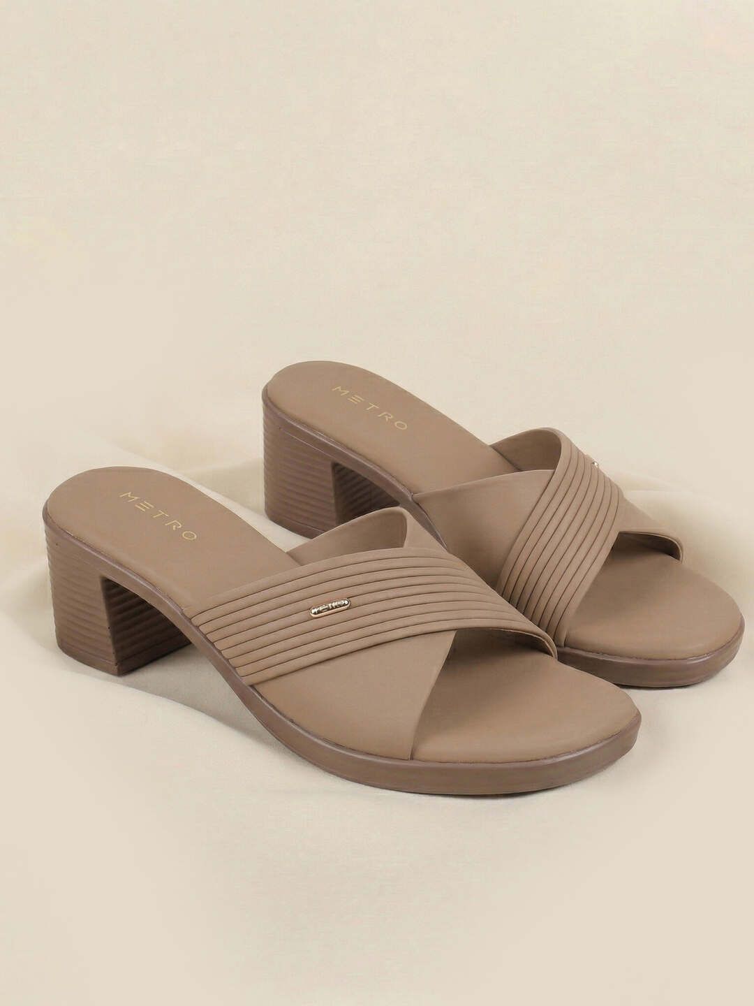 Metro Textured Block Mules-picture-26