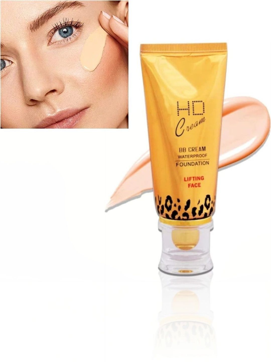 shreeexim HD Foundation Cream - 45 ml - Beige-image-41