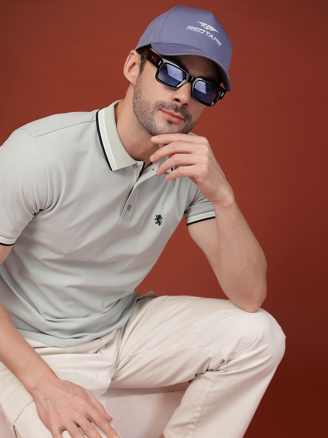 Red Tape Unisex Blue Solid Polyester Baseball Cap with Adjustable Strap-picture-32