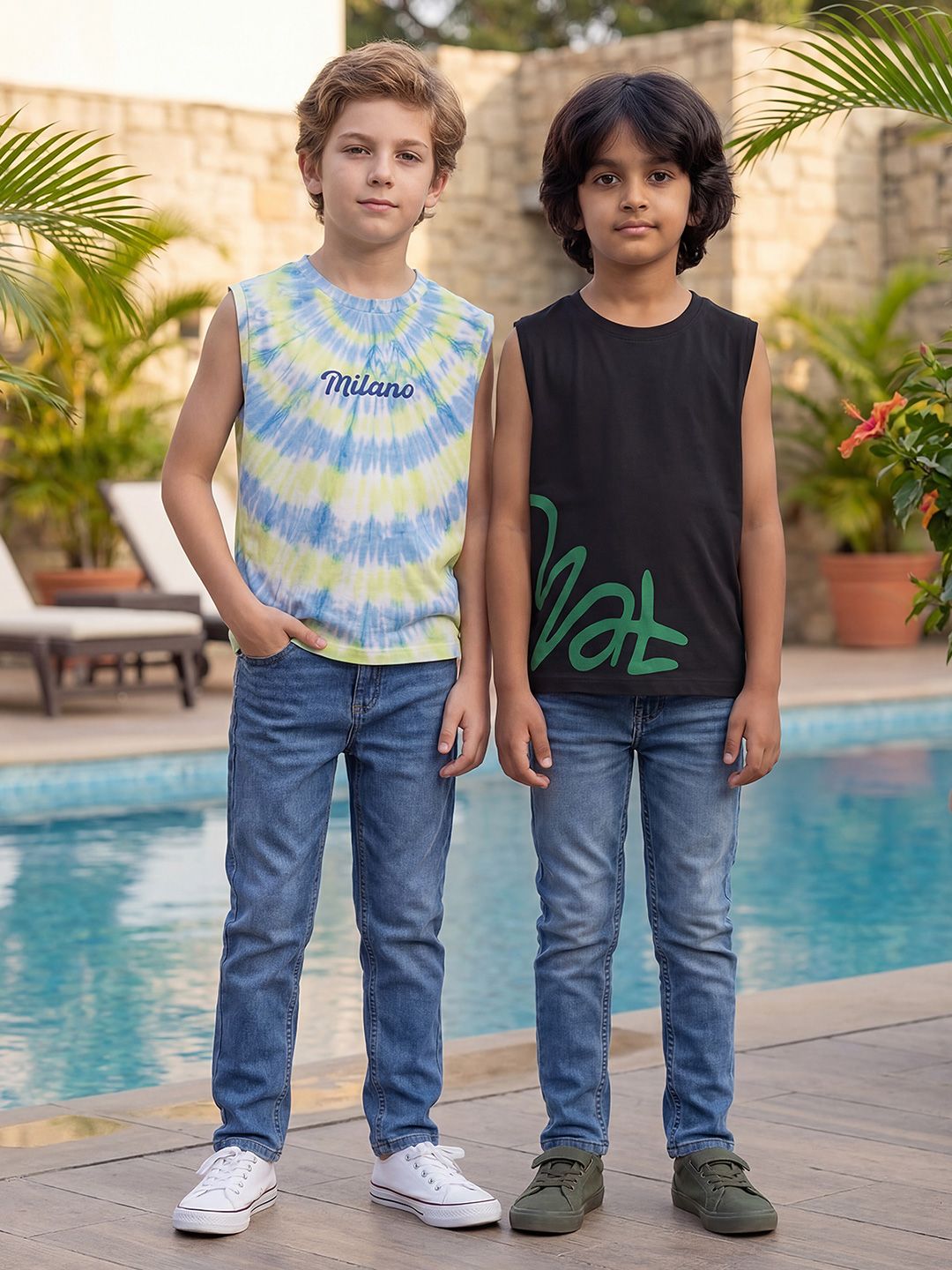 HELLCAT Boys Pack of 2 Graphic Printed Regular Innerwear Vests-picture-18
