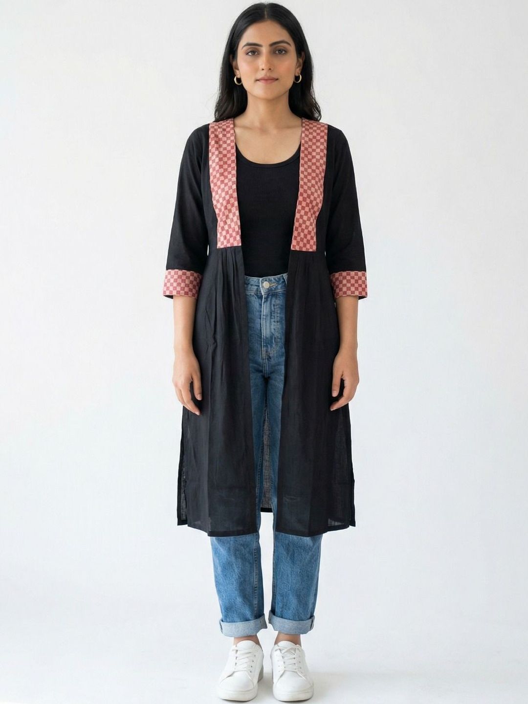 Crazy Needle Women Longline Shrug-picture-14