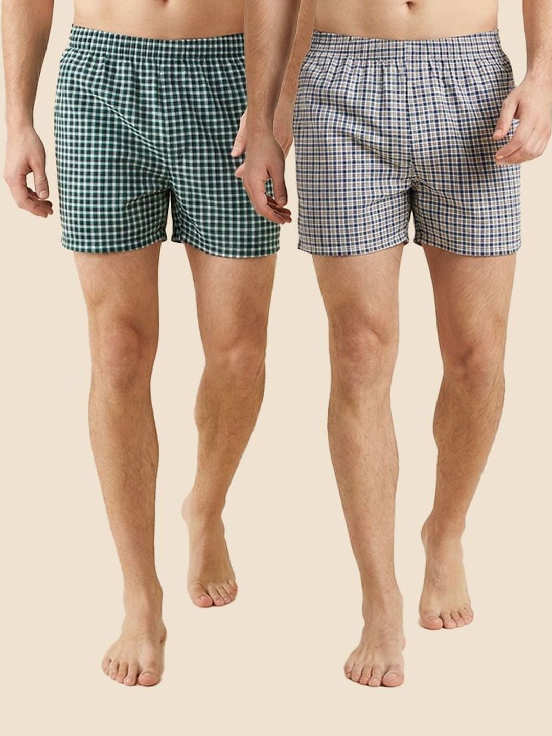 24 Street Pack of 2 Checked Boxers-picture-14