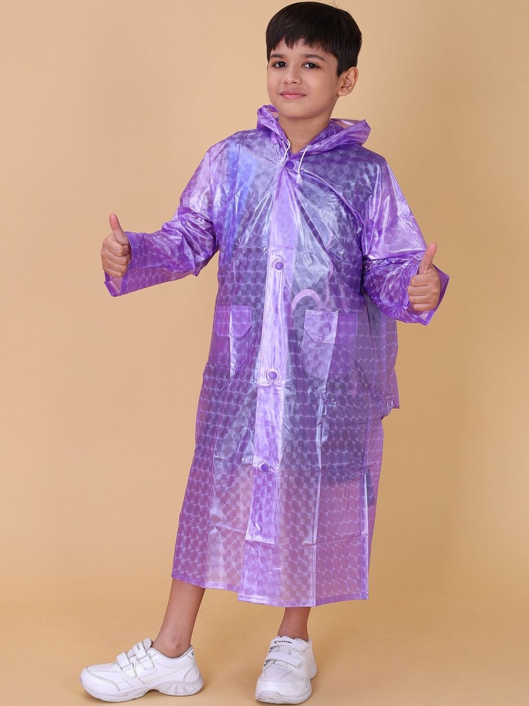 Mars Infiniti Girls Printed Rain Jacket-picture-22