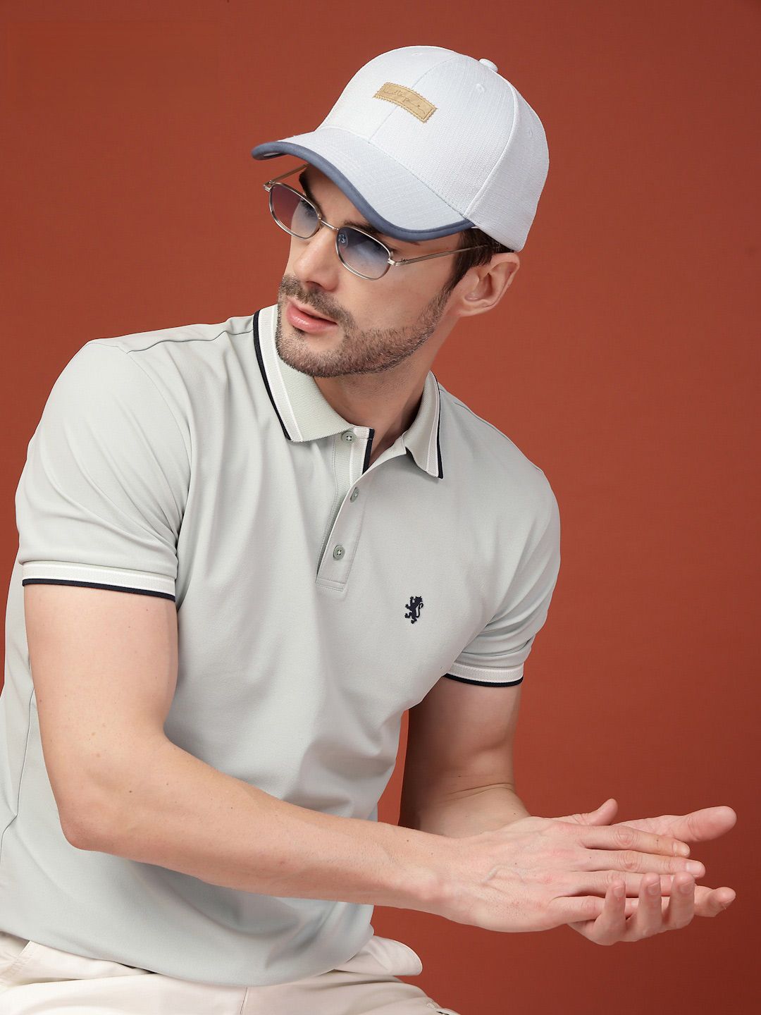 Red Tape Unisex Sky Blue Solid Polyester Baseball Cap with Adjustable Strap-picture-51