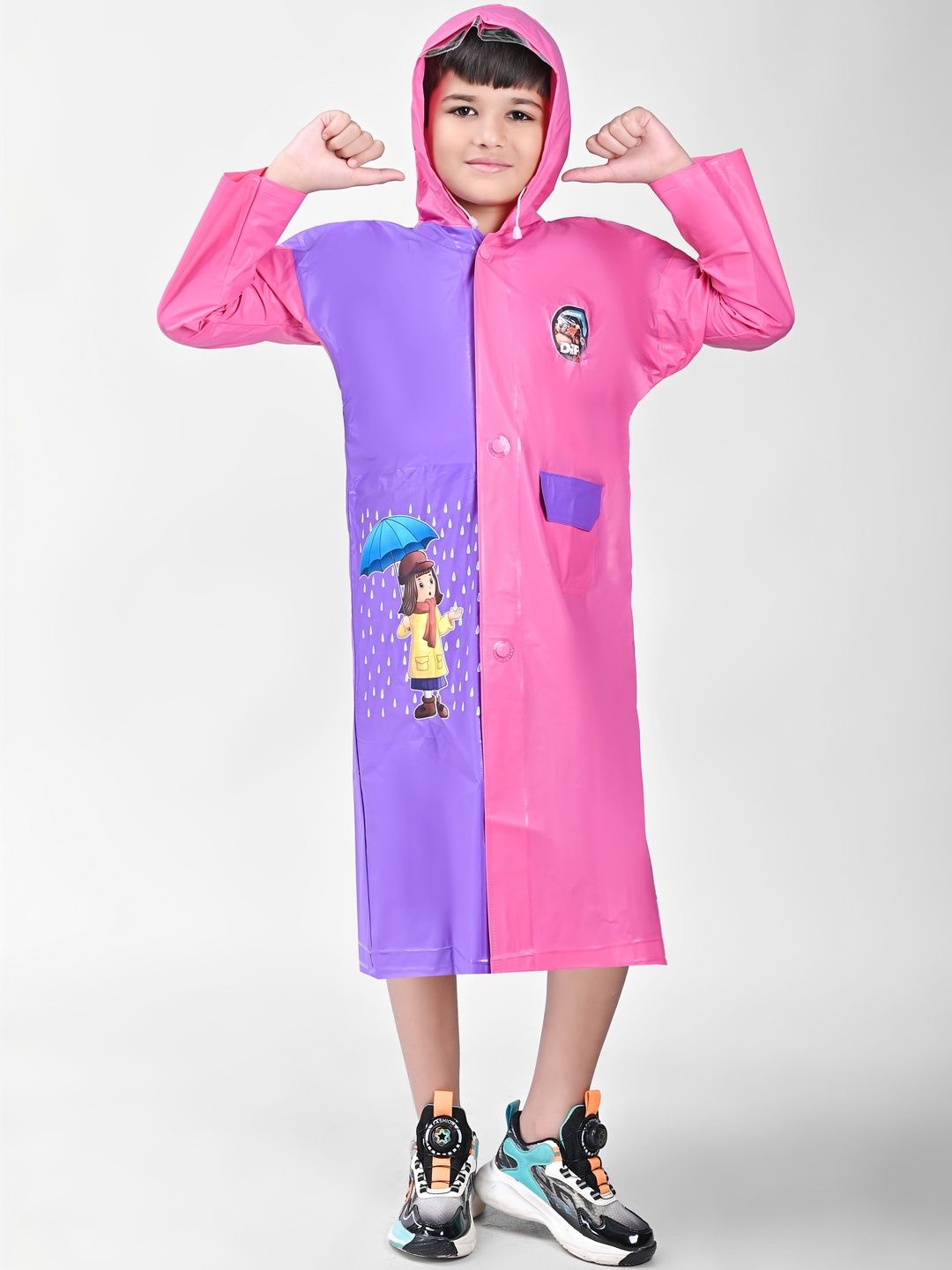 Mars Infiniti Boys Printed Water-Proof Rain Jacket-image-47