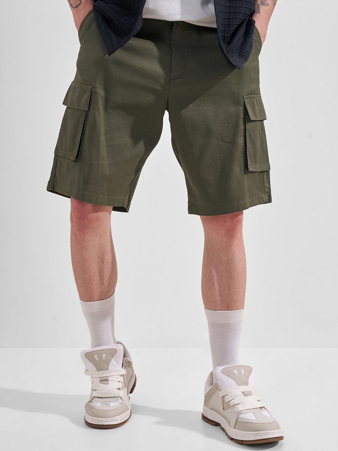 HIGHLANDER Men High-Rise Cargo Shorts-picture-54