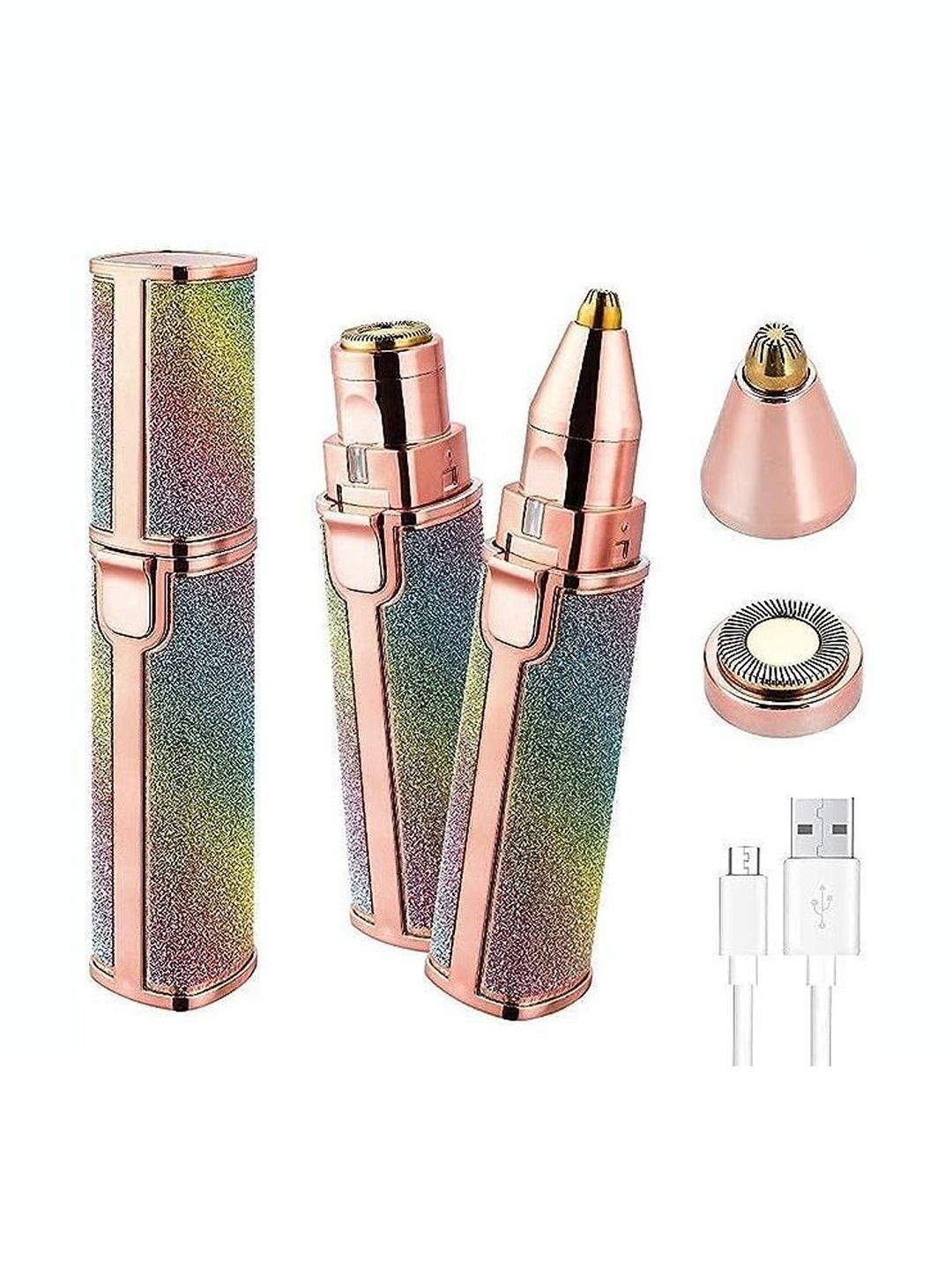 VTHIN 2-in-1 Lipstick-Shaped Electric Hair Remover & Eyebrow Trimmer-picture-48
