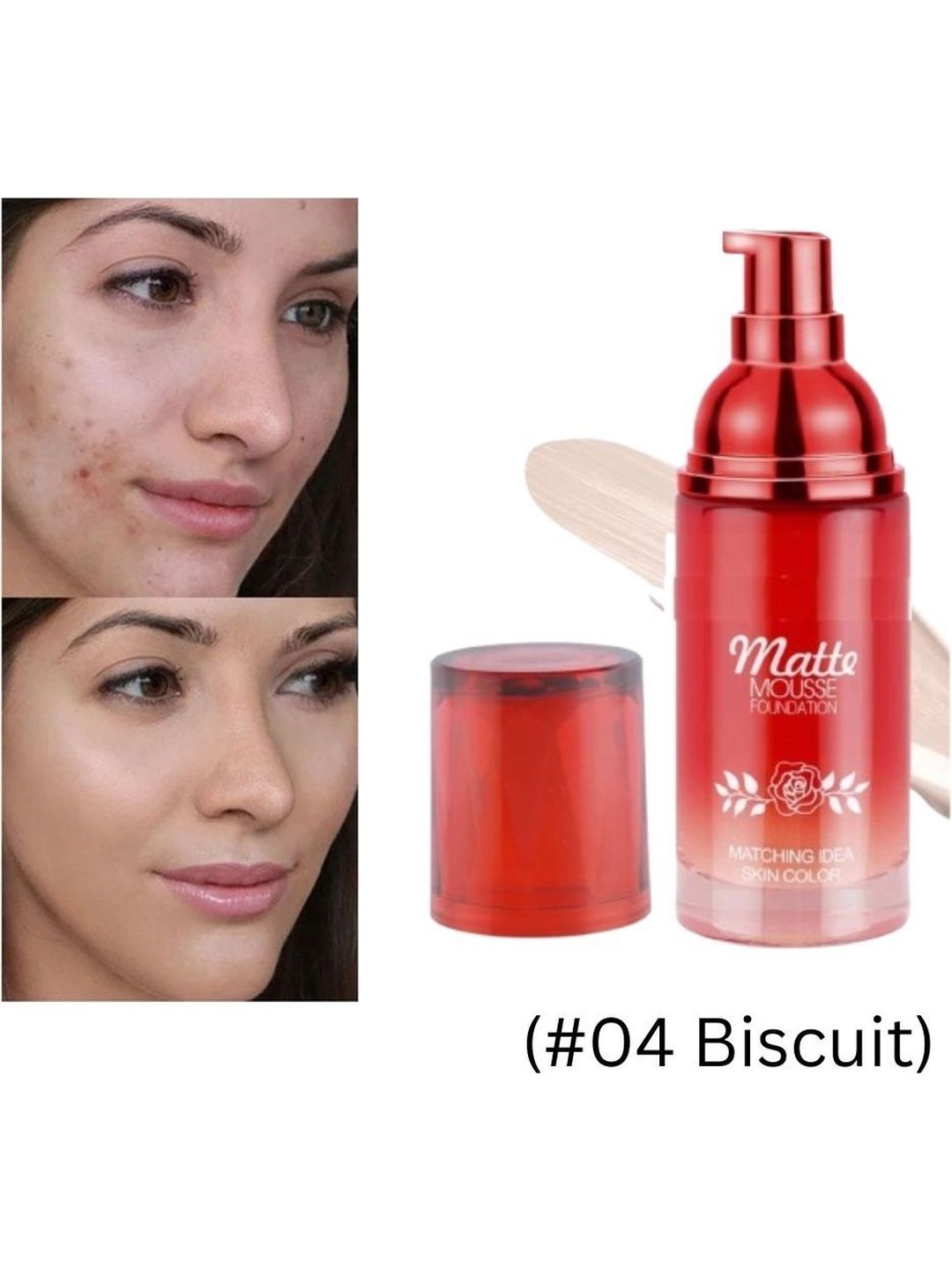 Mixonshun HD Waterproof Long-Lasting Foundation - 59 ml - Shade 04-picture-12