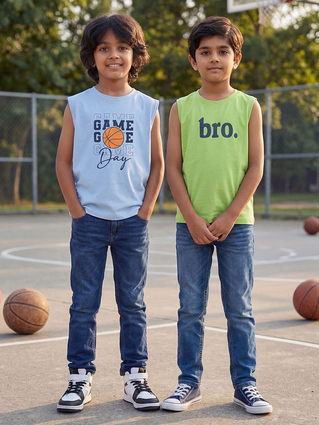 HELLCAT Boys Pack of 2 Graphic Printed Regular Innerwear Vests-picture-22