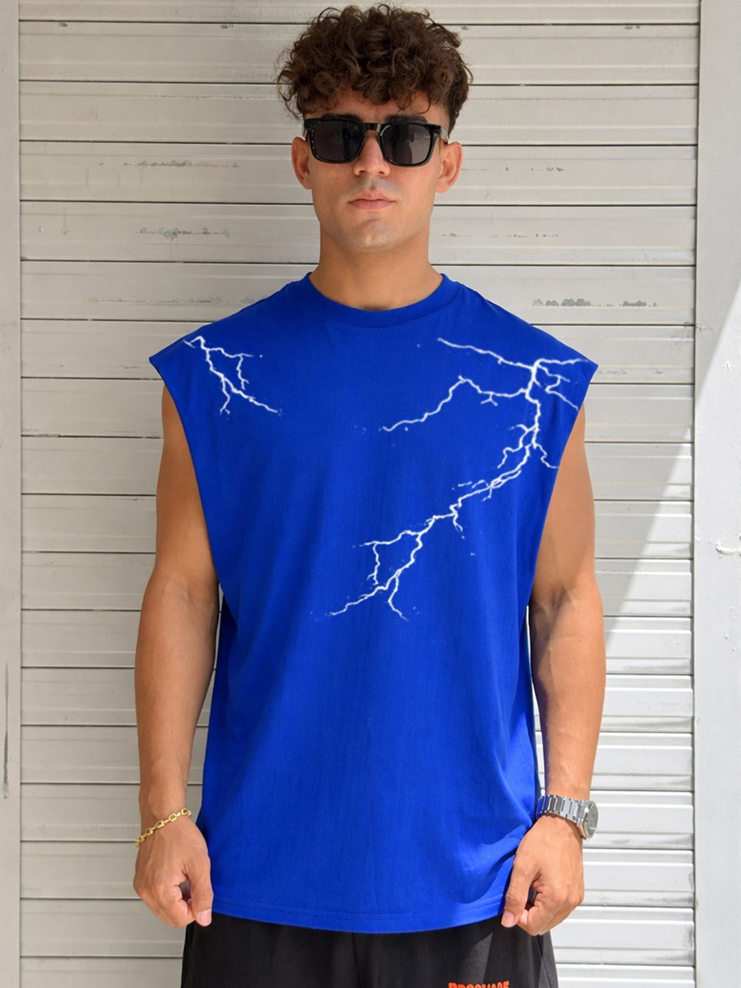 BDSQUARE Printed Cotton Gym Vest-picture-47