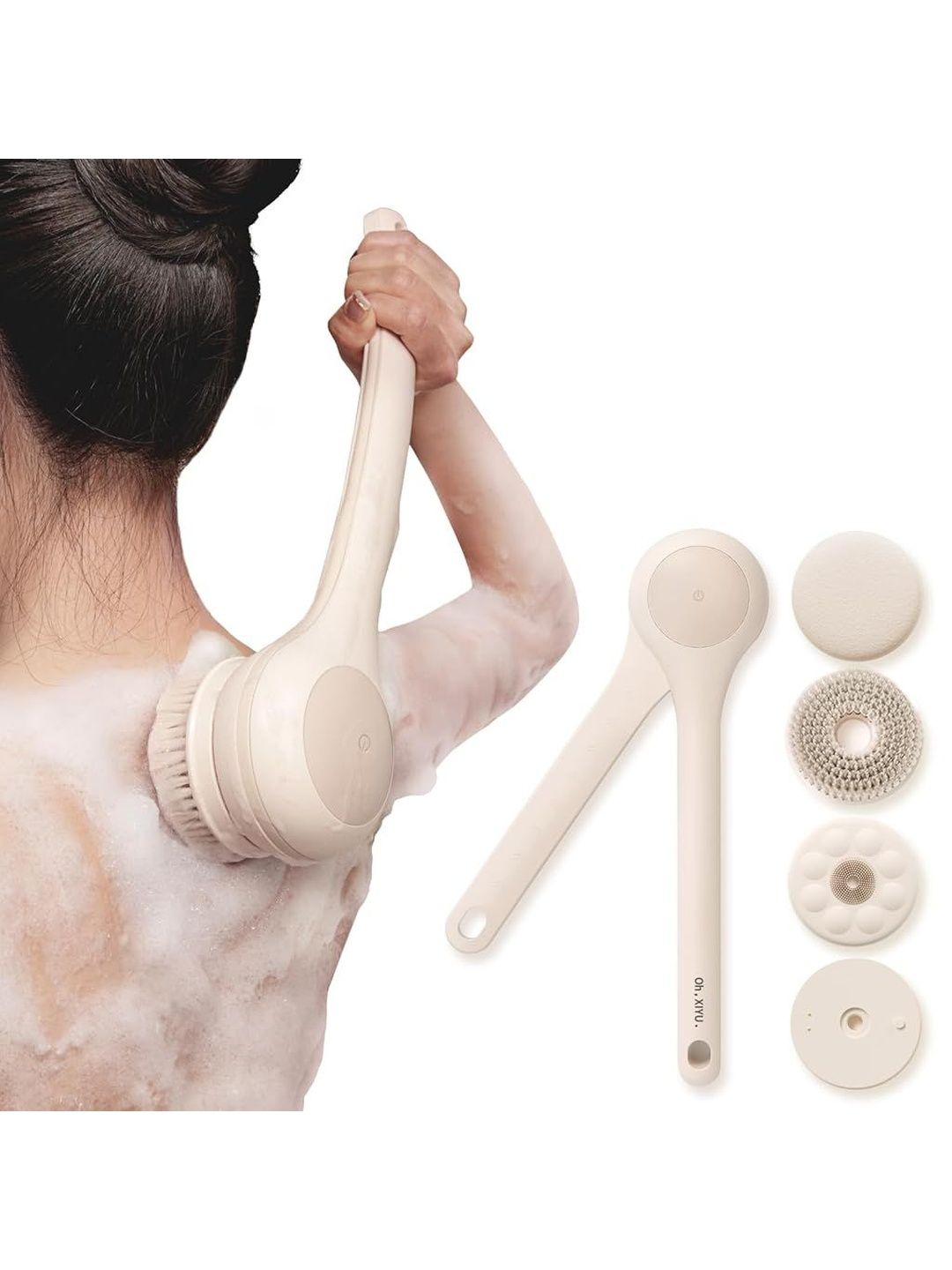 Hannea Beige & Beige Solid Plastic Bath Accessories Set-picture-11