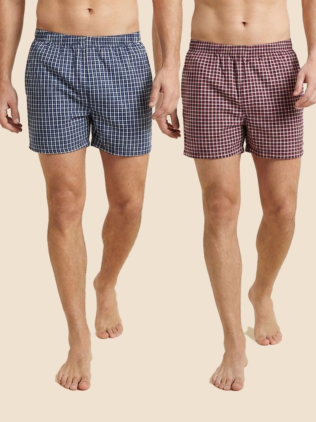 24 Street Pack of 2 Checked Boxers-picture-13