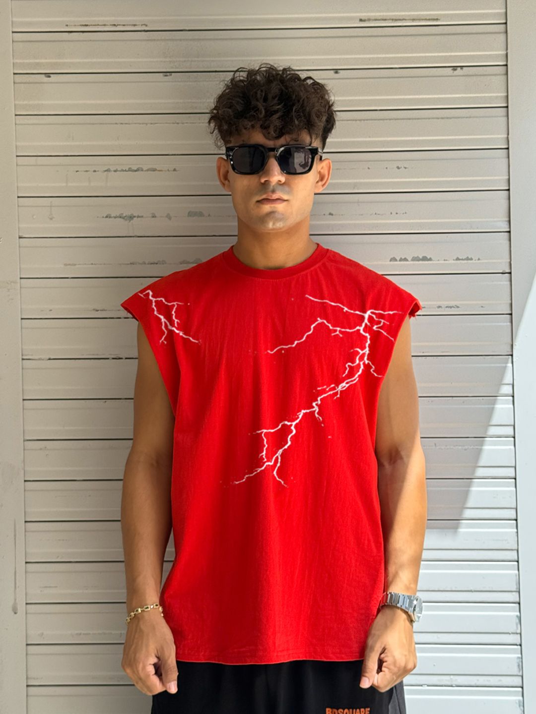BDSQUARE Printed Cotton Gym Vest-picture-15