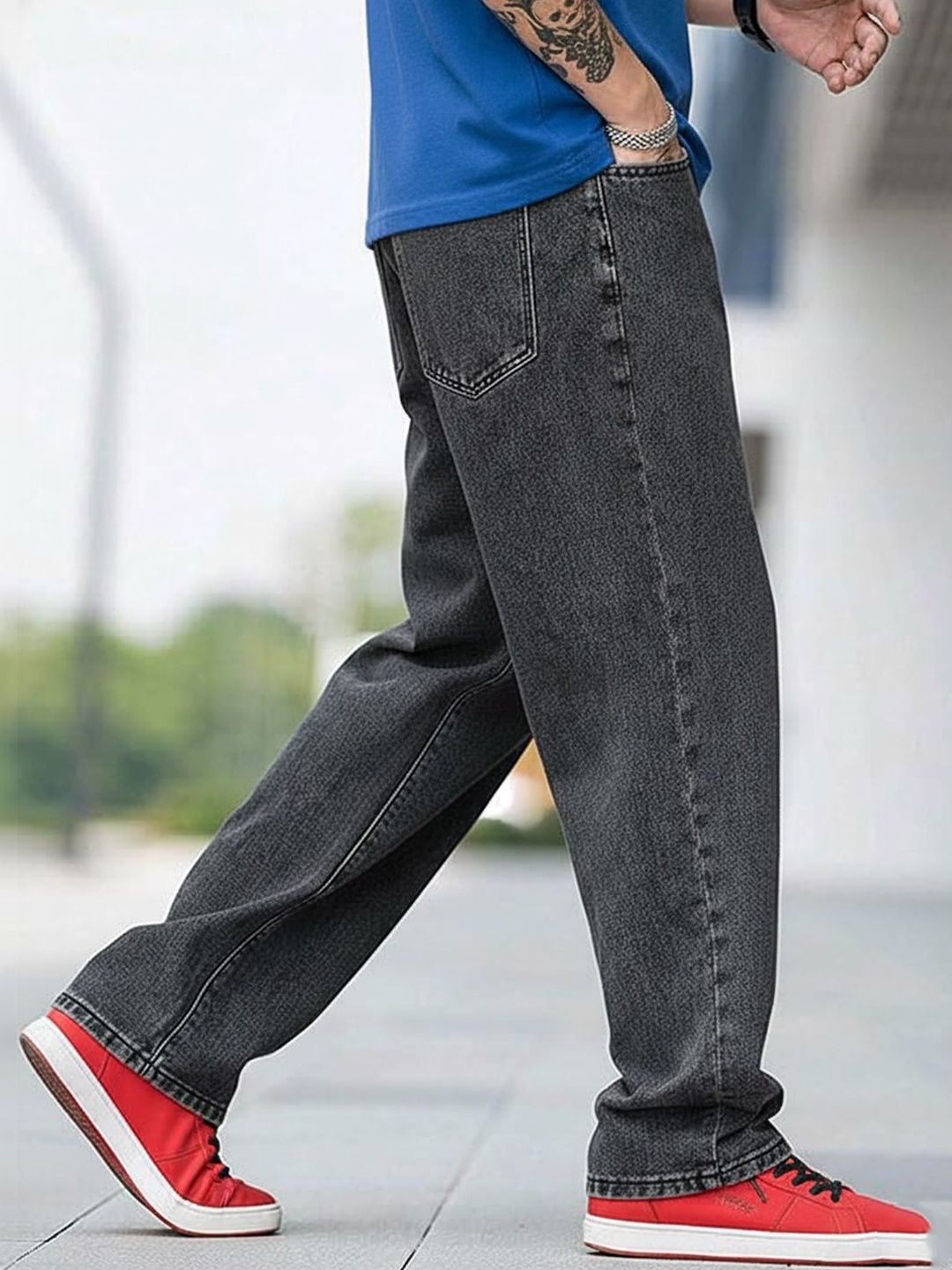 UNITED DENIM Men Mid-Rise Light Fade Stretchable Jeans-picture-33