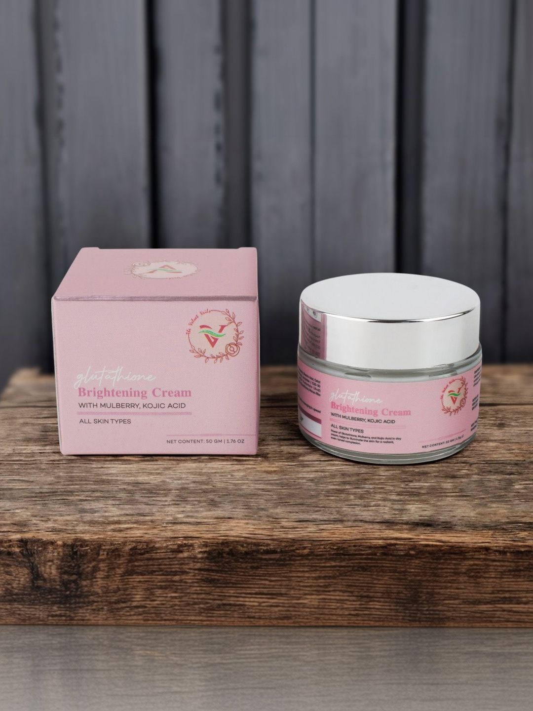 THE VELVET VEILS Glutathione Brightening Cream With Mulberry & Kojic Acid - 50 g-picture-49