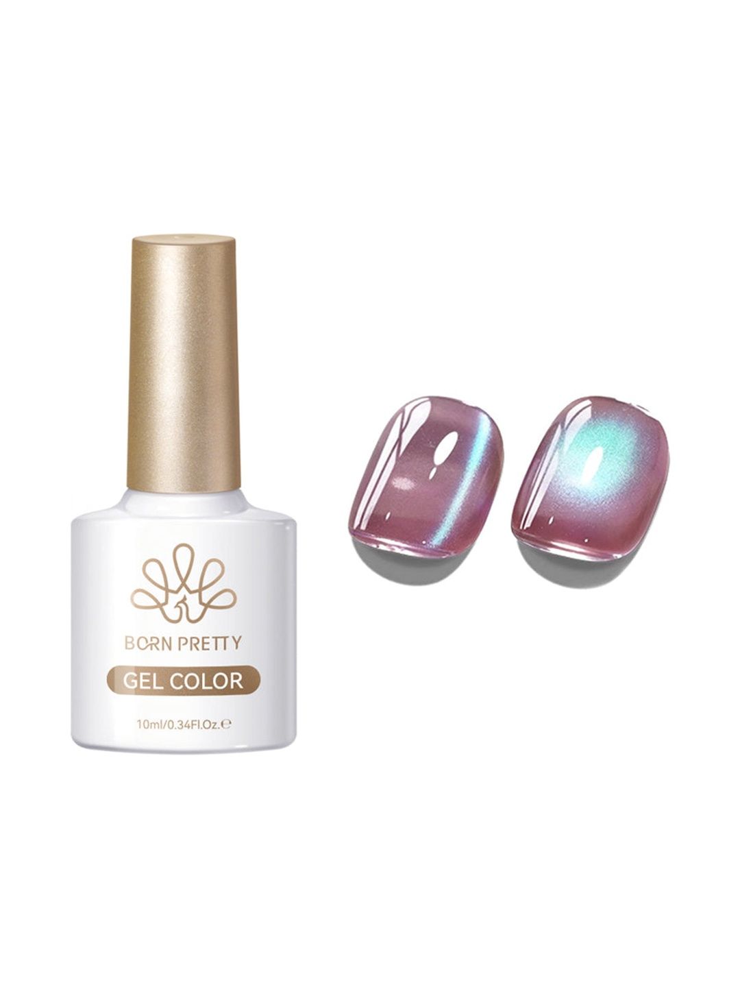 BORN PRETTY Glass Cat Magnetic Gel Nail Color - 10 ml - Shade MY46-image-33