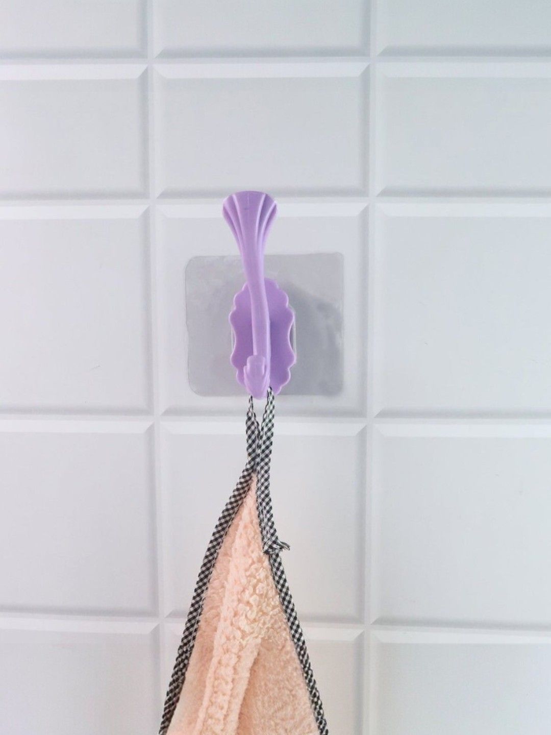 DeoDap Purple Self Adhesive Wall Hook-image-43