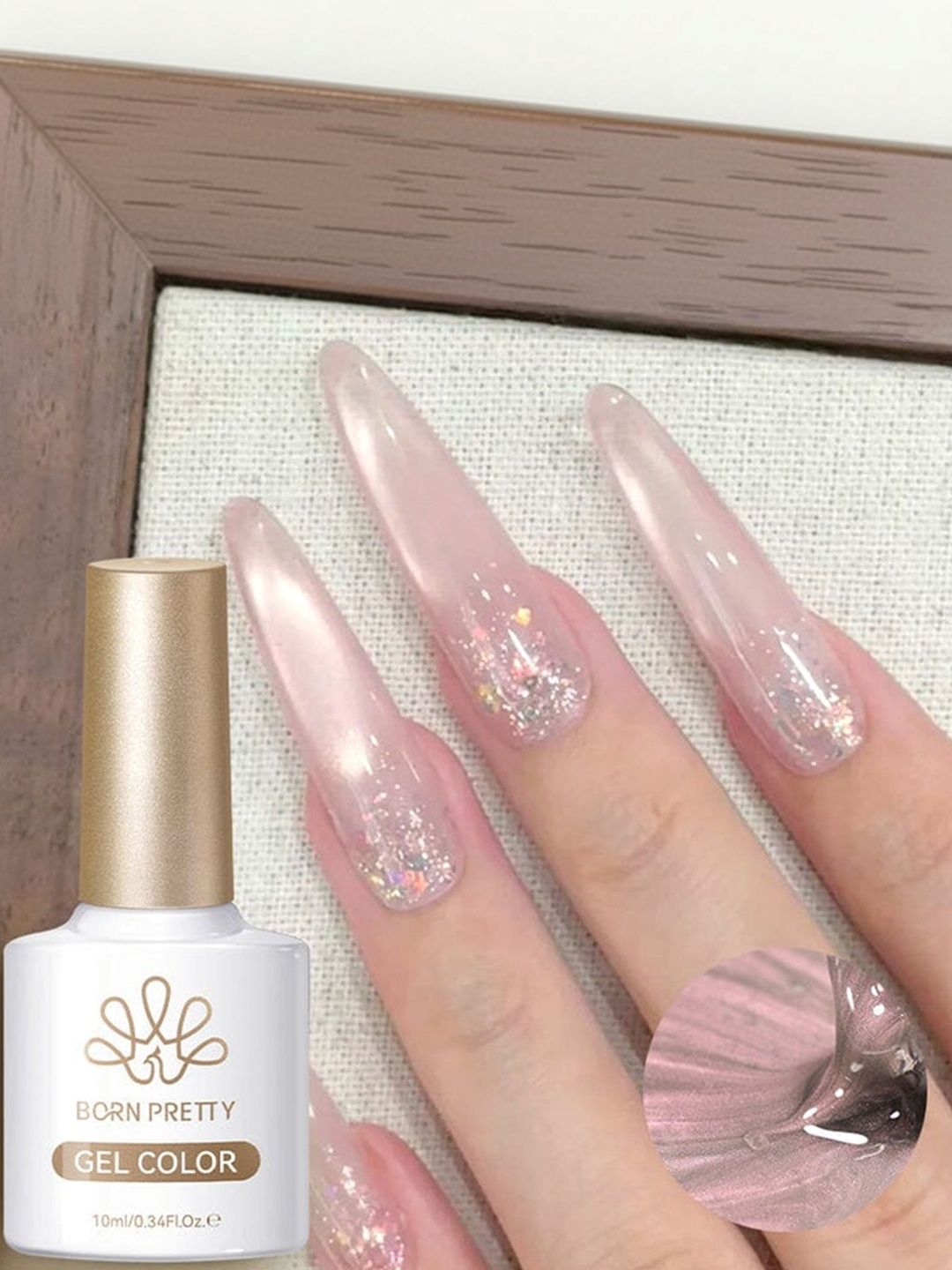 BORN PRETTY Water Light Cat Magnetic Gel Nail Color - 10 ml - Shade MY242-image-23
