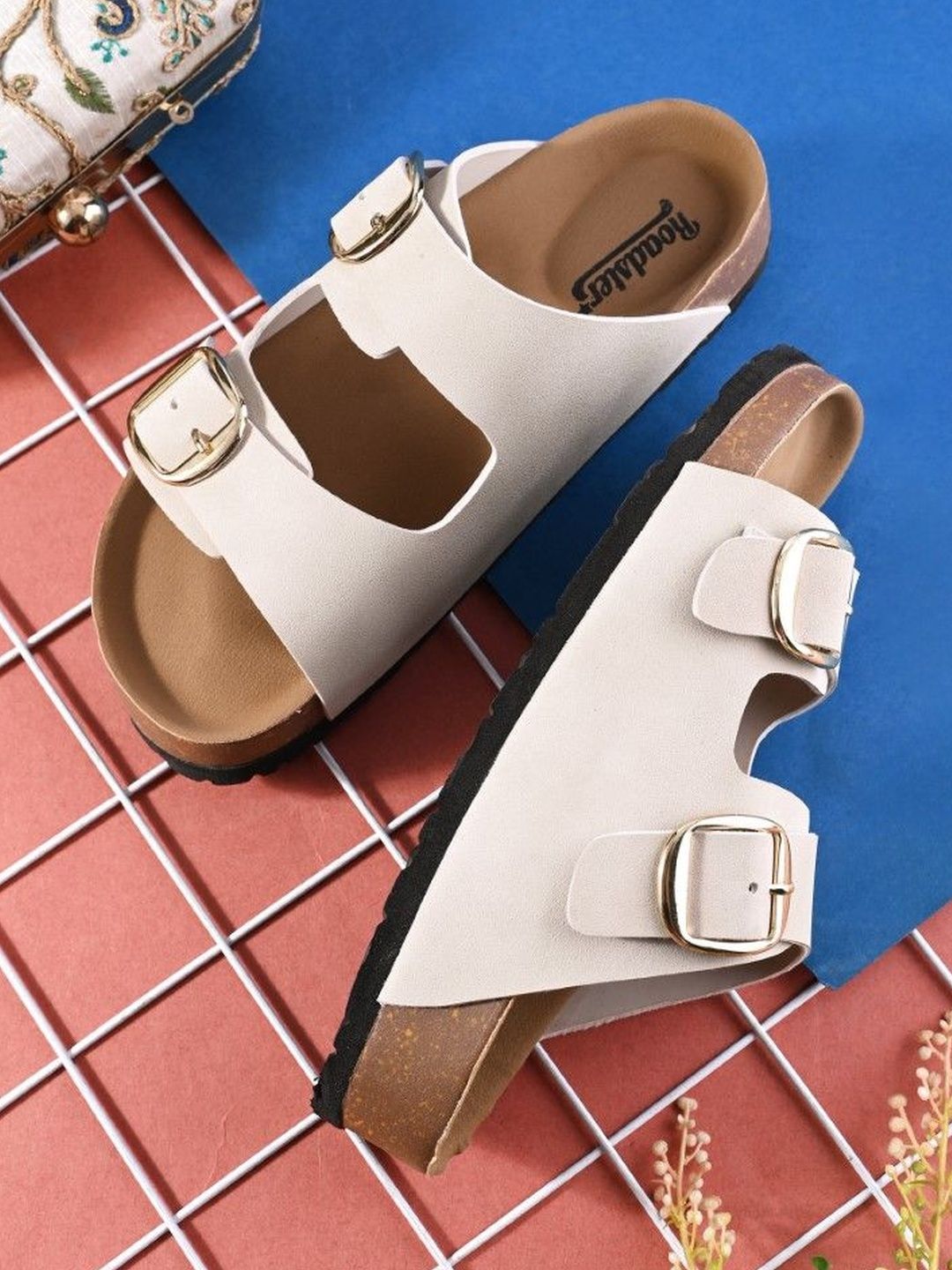 The Roadster Lifestyle Co Women Slip-On Casual Buckle Strap Comfort Sandals-image-49