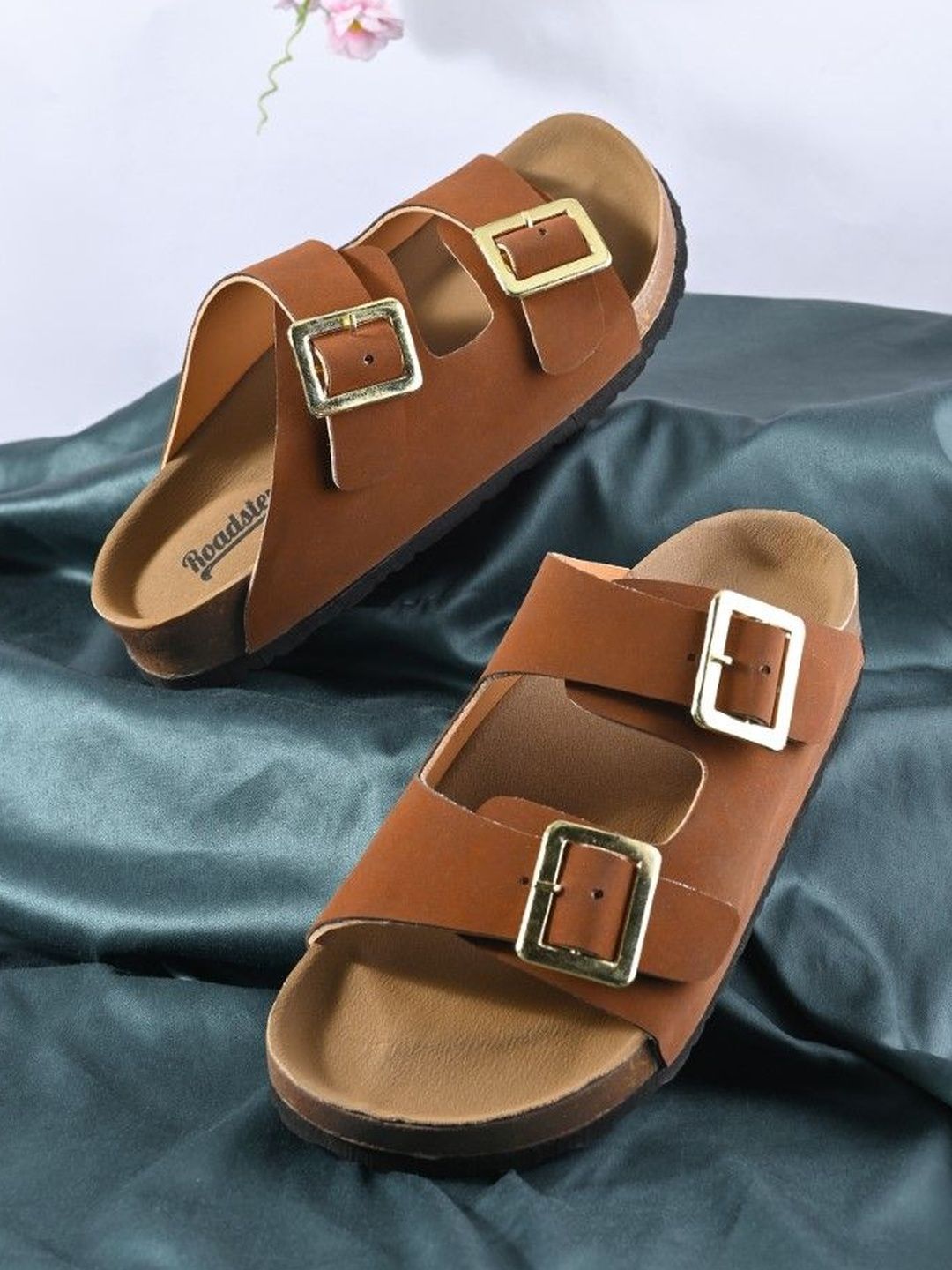 The Roadster Lifestyle Co Women Slip-On Open Toe Flats-image-48