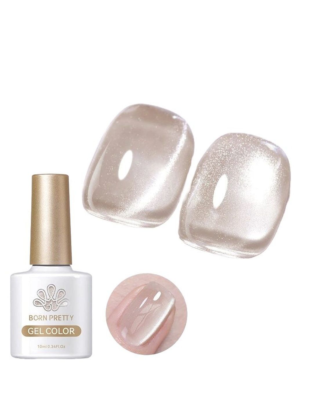 BORN PRETTY Water Light Cat Magnetic Gel Nail Color - 10 ml - Shade MY96-image-35