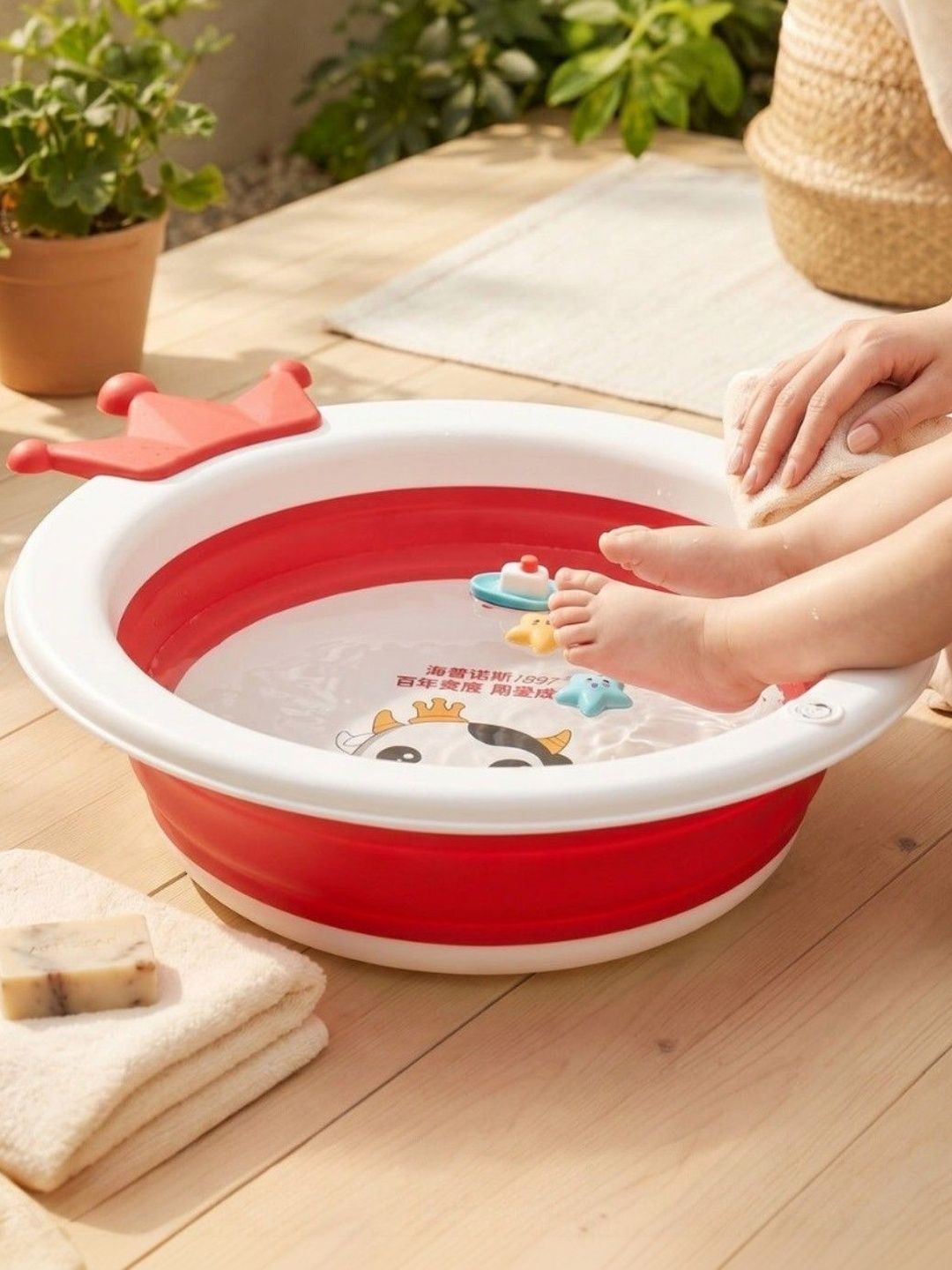 DeoDap Multicoloured Plastic Bath Accessories Set-picture-13