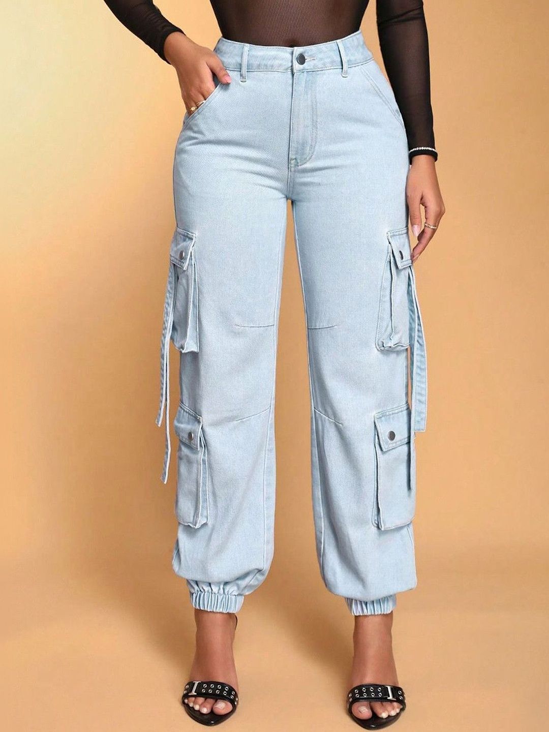 Stylecast X Kotty Women Jean Jogger High-Rise Stretchable Jeans-picture-7
