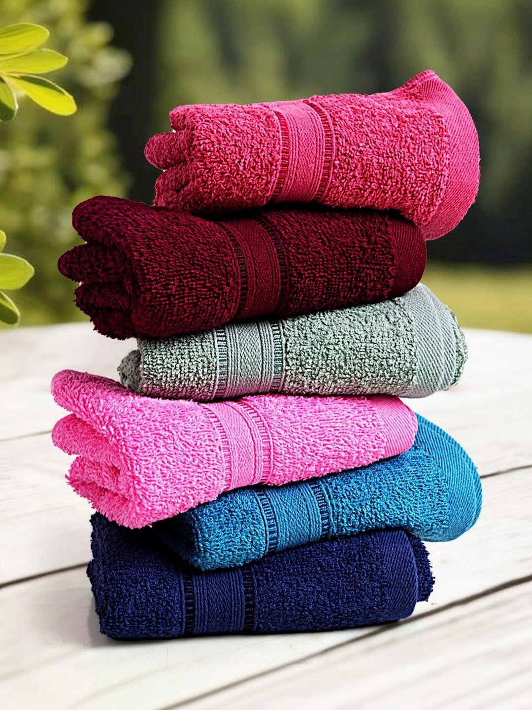 HotGown Pink Cotton 400 GSM Towel Set-image-32