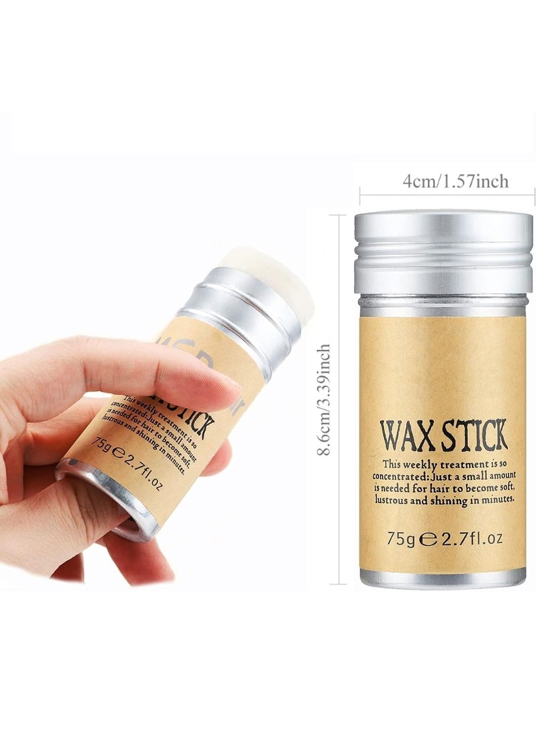 meezan Hair Wax Stick for Hair Styling - 75 g-image-2