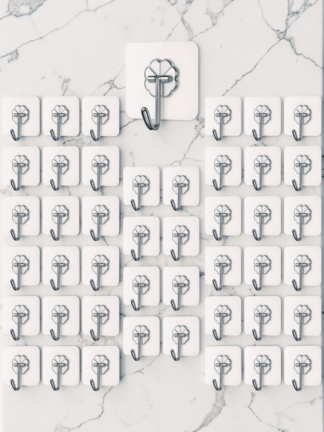Klivon Transparent Stainless Steel Hooks and Holders-image-13