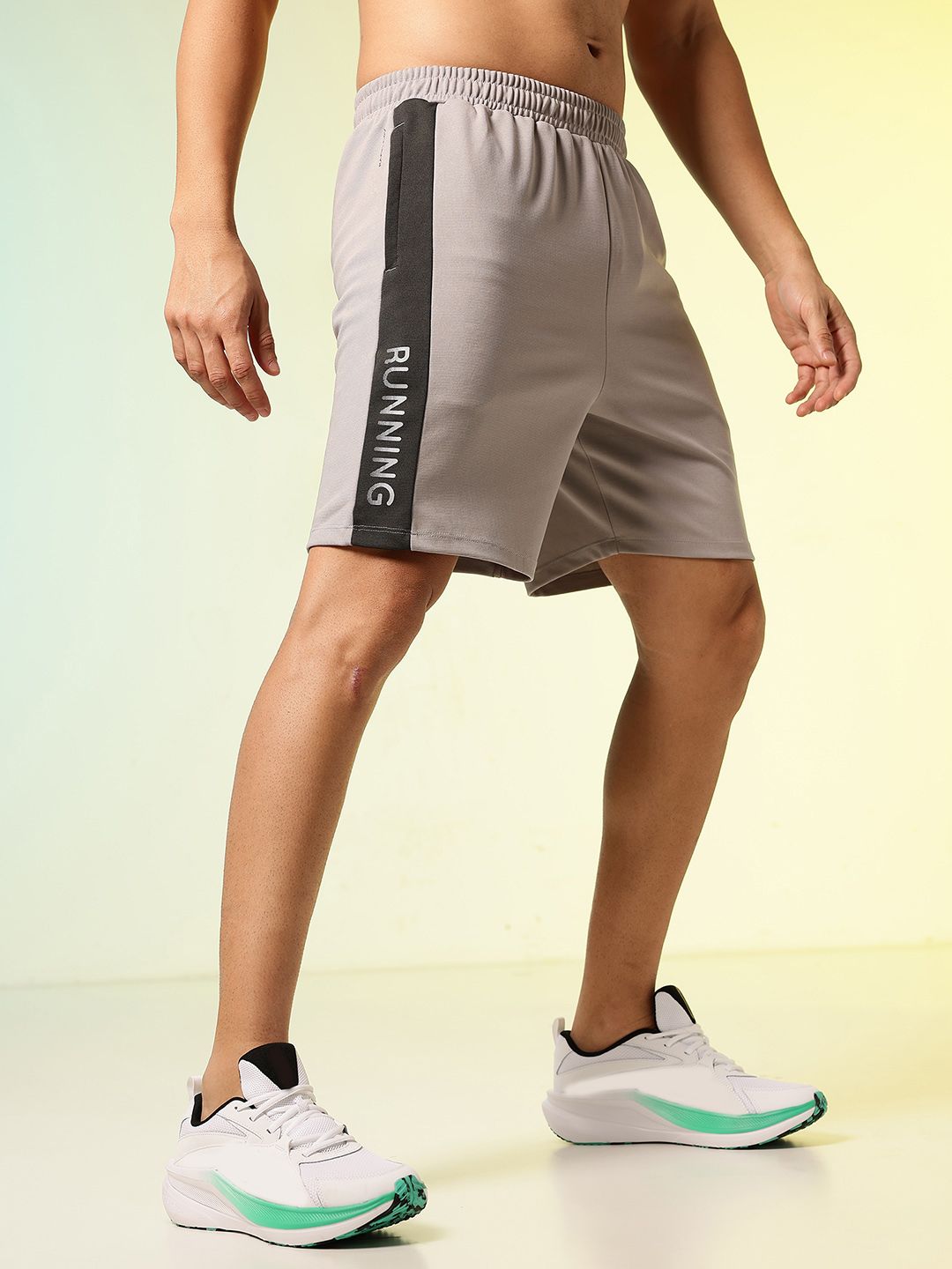 HRX by Hrithik Roshan Men Typography Striped Rapid-Dry Running Sports Shorts-picture-38