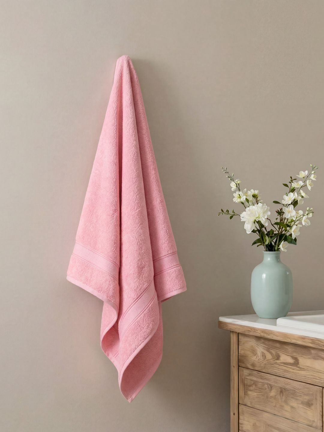 Monte Carlo Amber Prism Pink Cotton 525 Gsm 75X150 Cm 1 Bath Towel-image-5