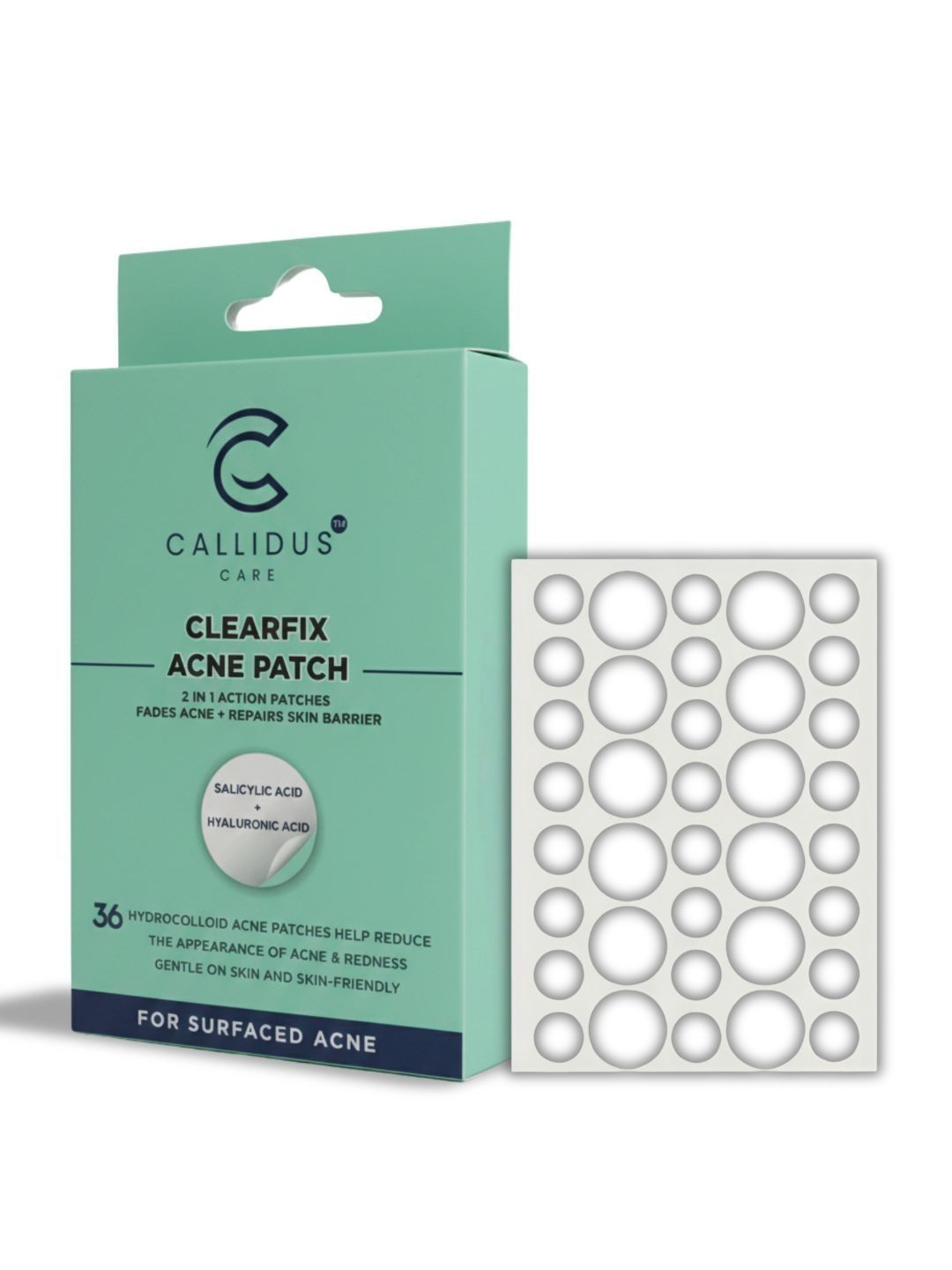 CALLIDUS Clearfix Hydrocolloid Pimple Patches - 36 Pcs-image-30