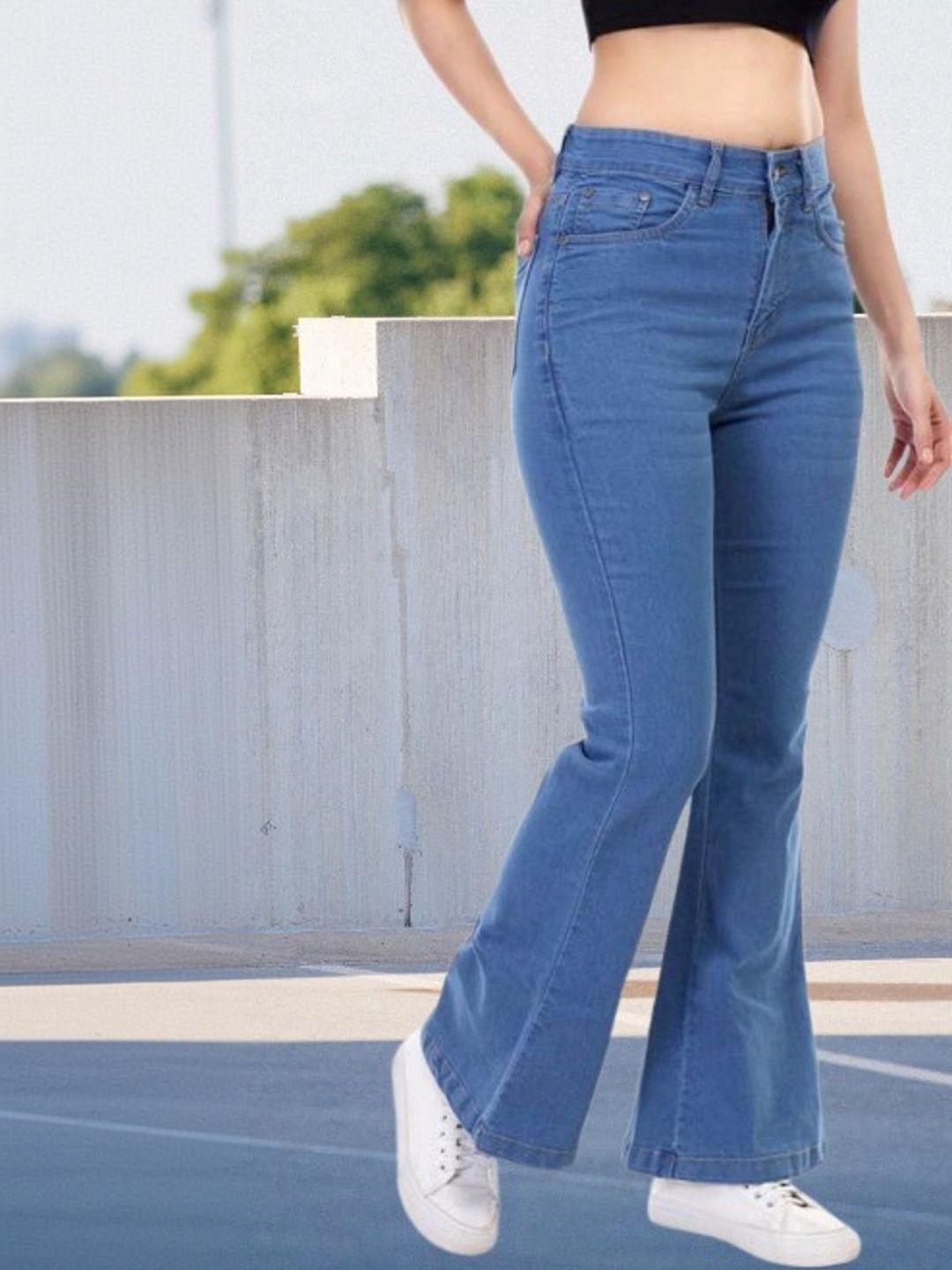ZARISTAA Women Bootcut High-Rise Stretchable Jeans-picture-20