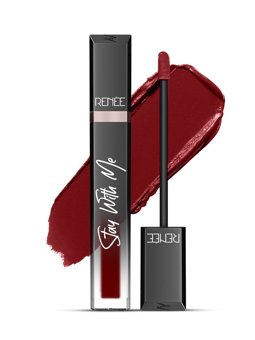 Renee Stay With Me Long Lasting Liquid Lipstick - 6 ml - Mad For Maroon-image-27