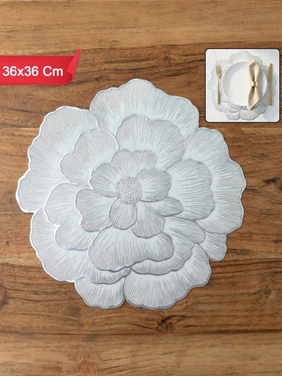 DeoDap White Anti-Skid Doormats-picture-43