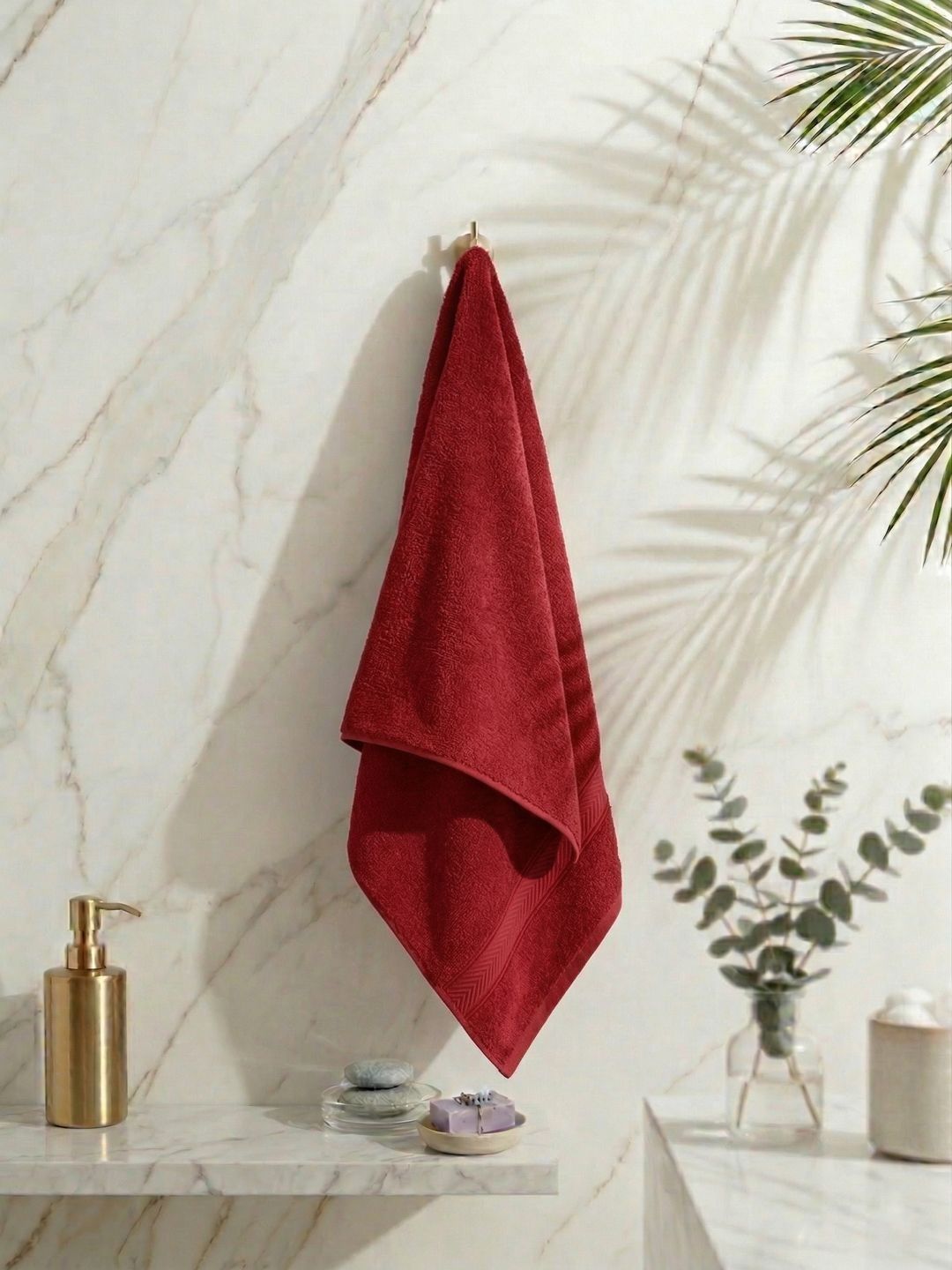 Monte Carlo Amber Red Cotton 525 Gsm 75X150 Cm 1 Bath Towel-image-12