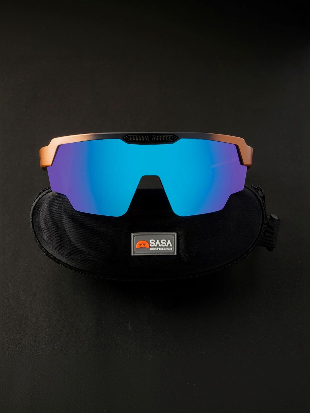 SASA Unisex Blue Sports Sunglasses-picture-33