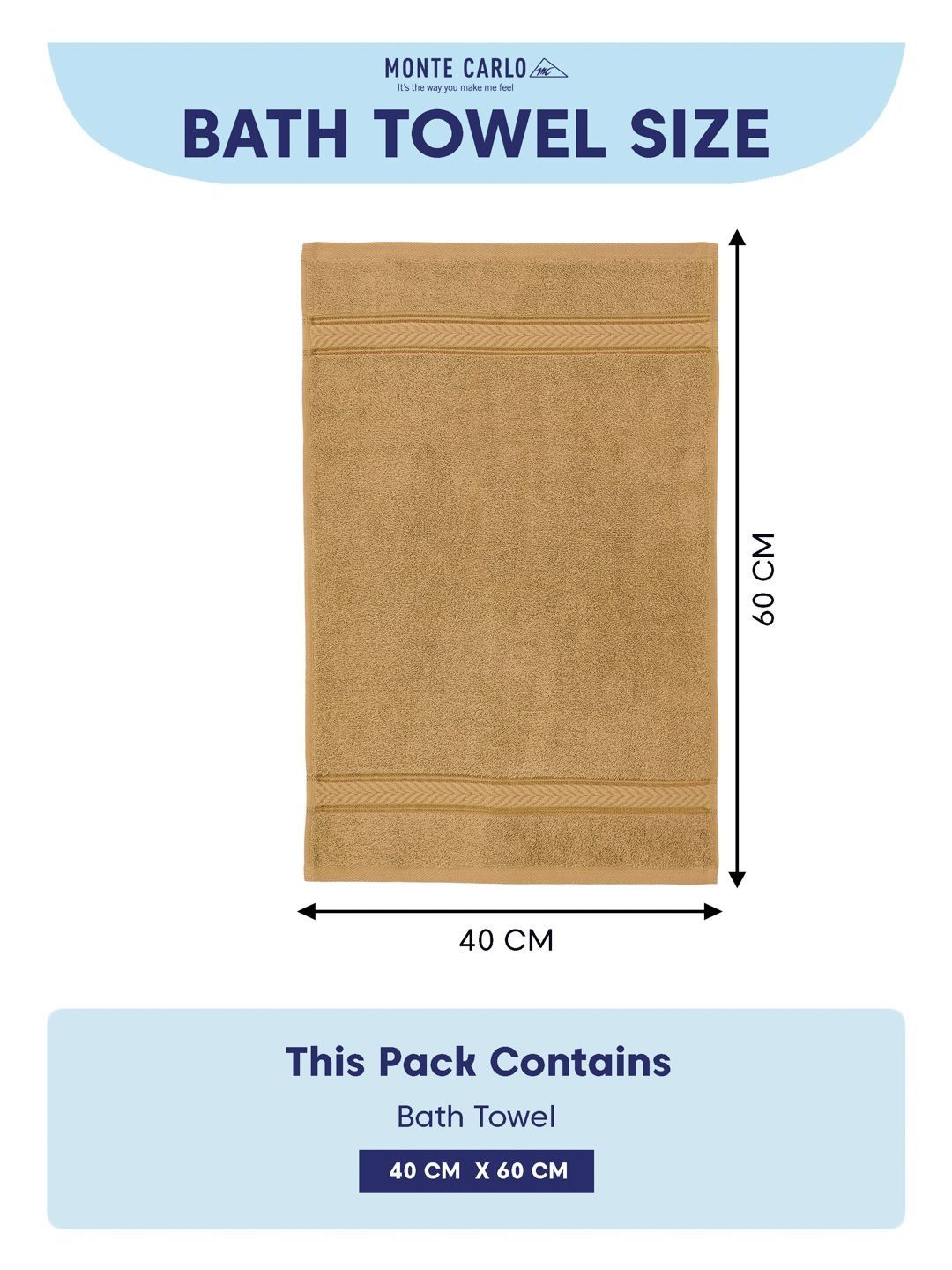 Monte Carlo Amber Camel Cotton 525 Gsm 40X60 Cm 2 Hand Towel-image-32