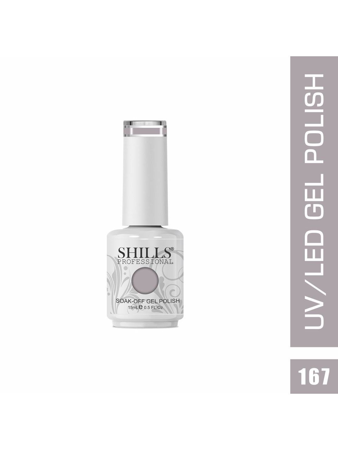 shills professional Smooth & Long Lasting Quick Dry UV LED Gel Nail Polish - 15ml - 167-image-20