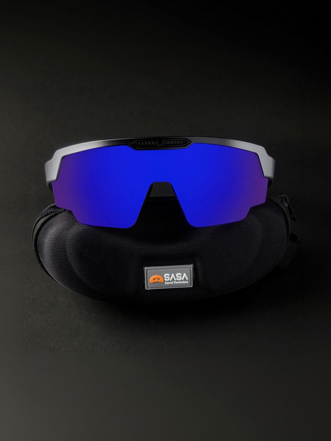 SASA Unisex Blue Sports Sunglasses with-picture-47
