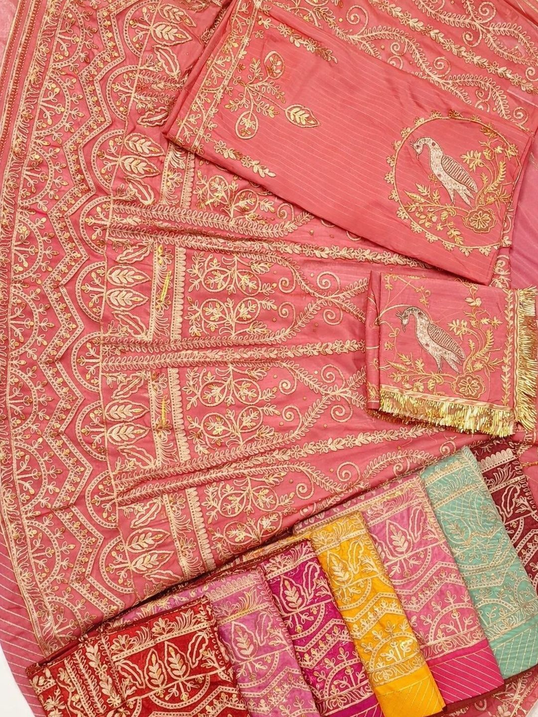 Vaarabella Unstitched Lehenga & Blouse With Dupatta-picture-1