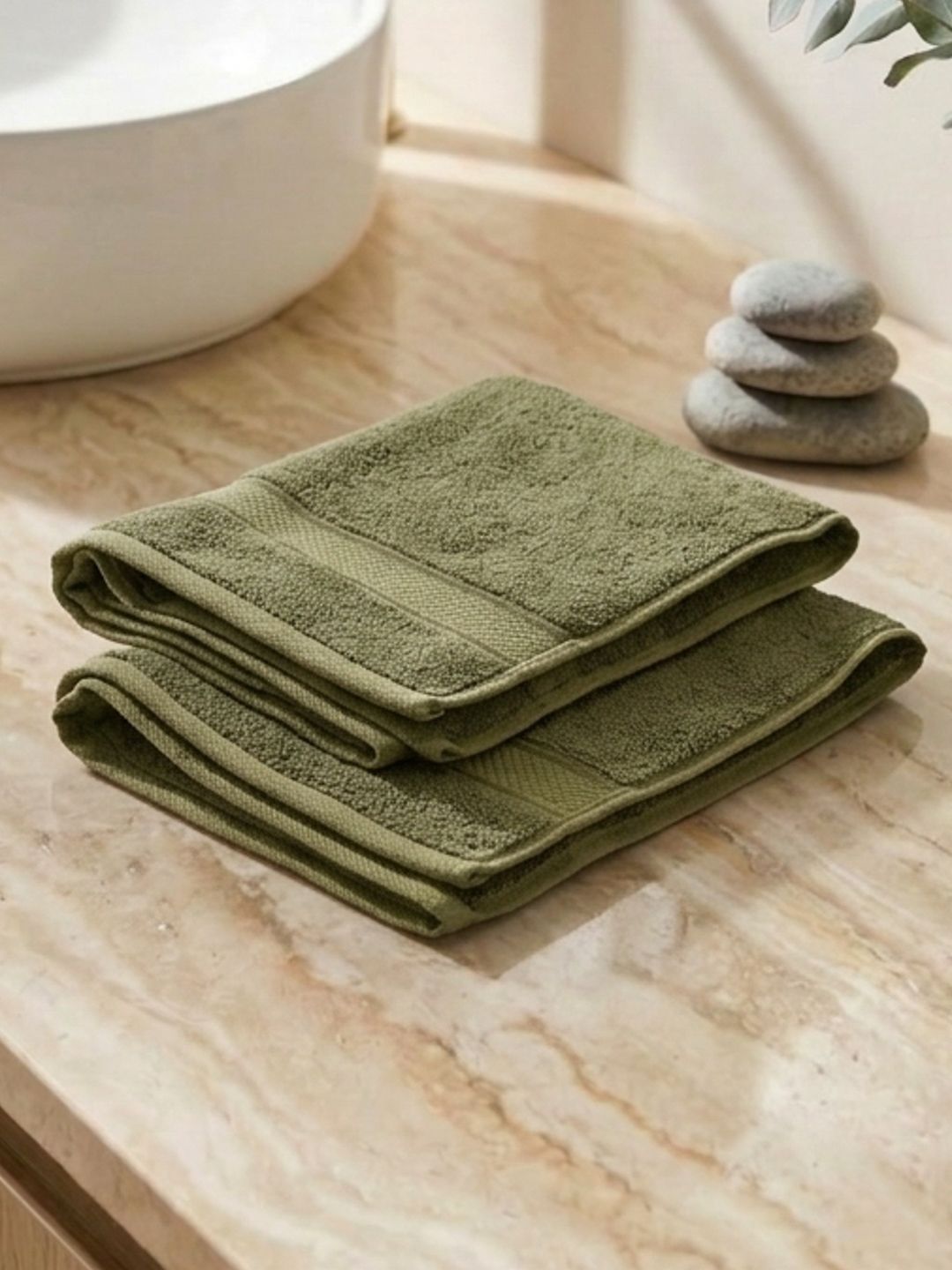 Monte Carlo Eco Bamboo Burnt Olive 600 Gsm 40X60 Cm 2 Hand Towel-image-9
