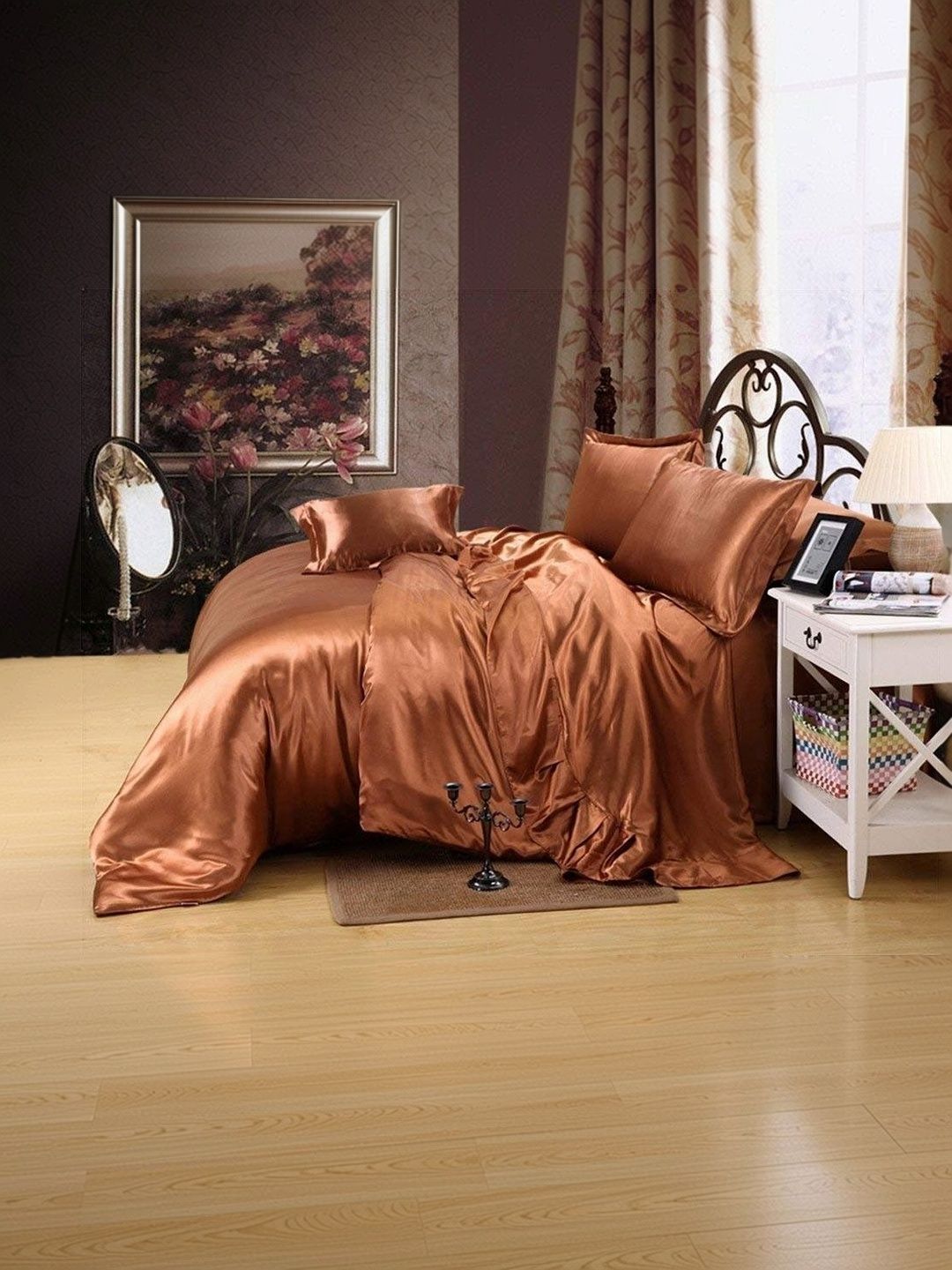 Kanak Bedding Brown Comforter-image-26