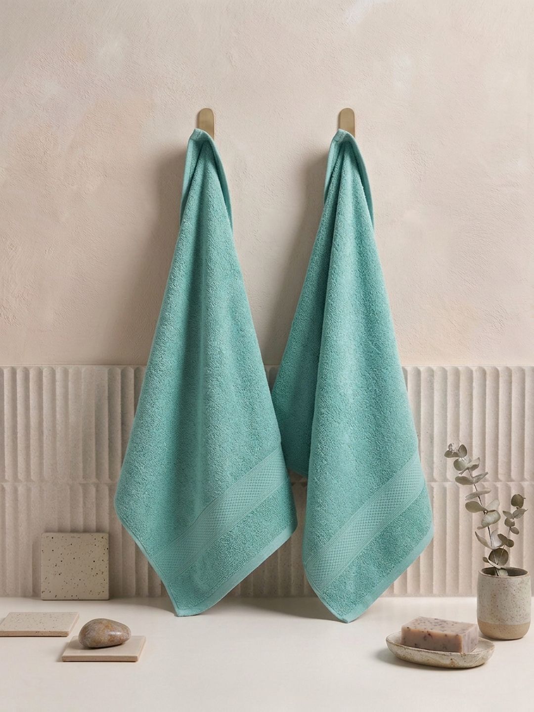 Monte Carlo Amber Sea Green Cotton 525 Gsm 40X60 Cm 2 Hand Towel-image-43