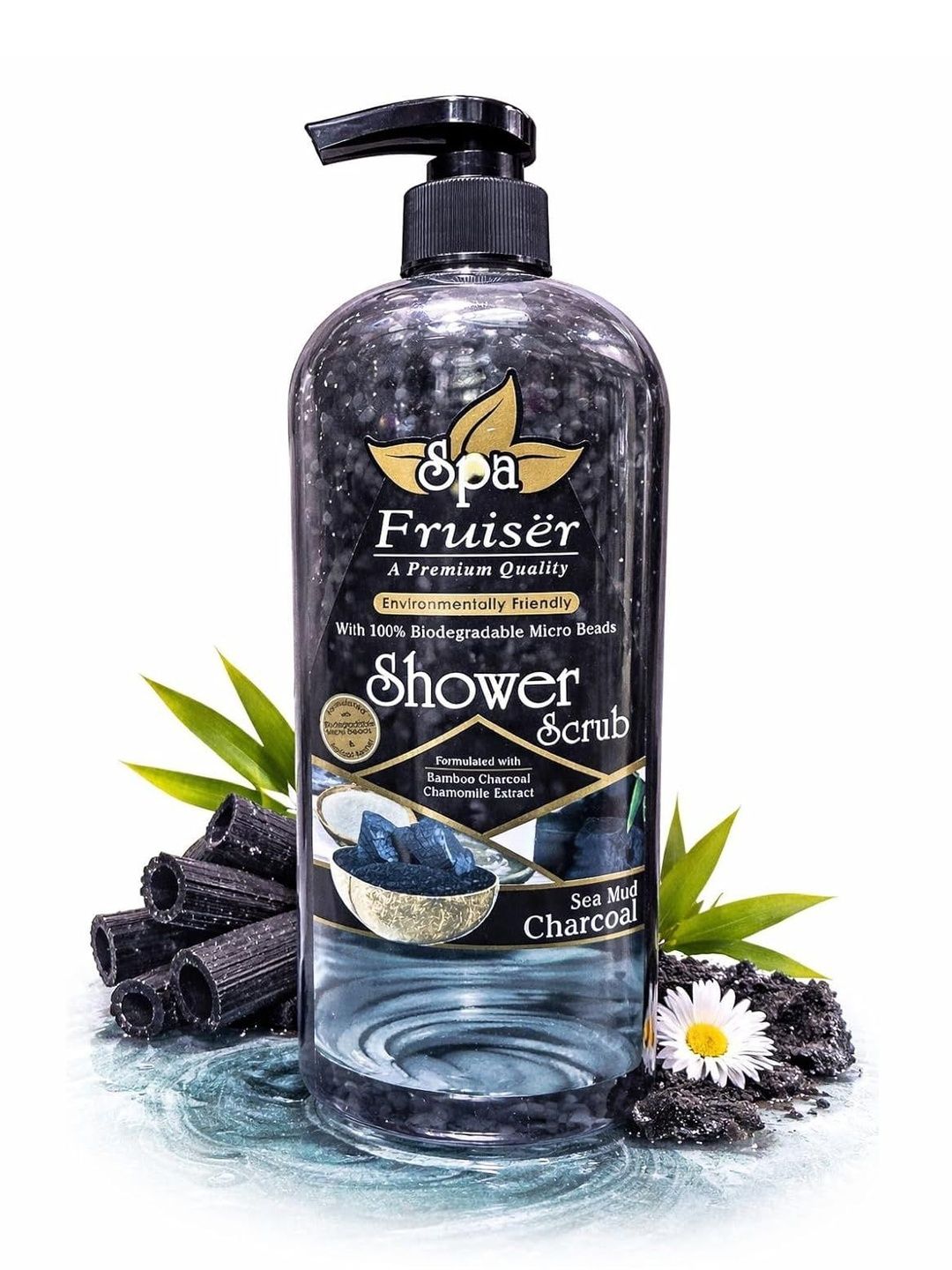 Fruiser Sea Mud Charcoal Shower Scrub - 730 ml-image-29